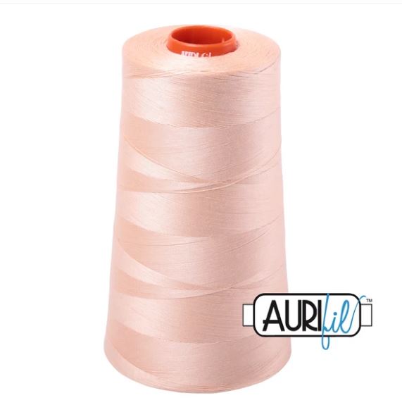 Aurifil Mako 50wt Cotton Thread Cone - 2205 Apricot