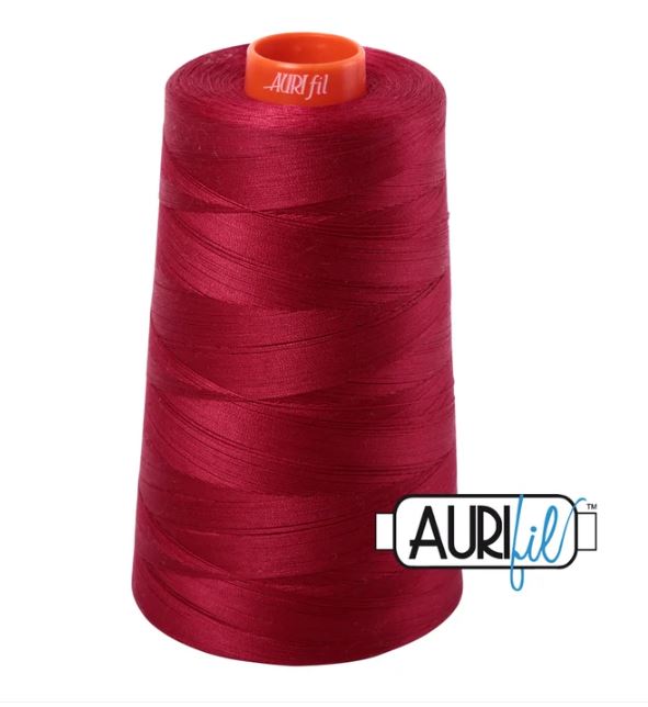 Aurifil Mako 50wt Cotton Thread Cone - 2260 Red Wine