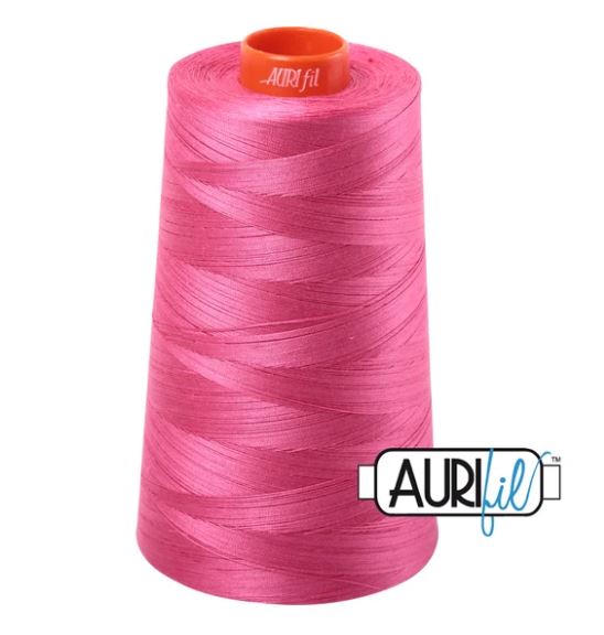 Aurifil Mako 50wt Cotton Thread Cone - 2530 Blossom Pink