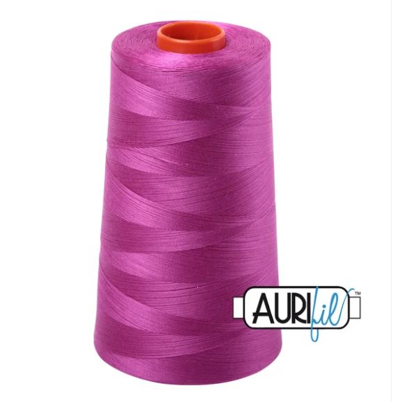 Aurifil Mako 50wt Cotton Thread Cone - 2535 Magenta