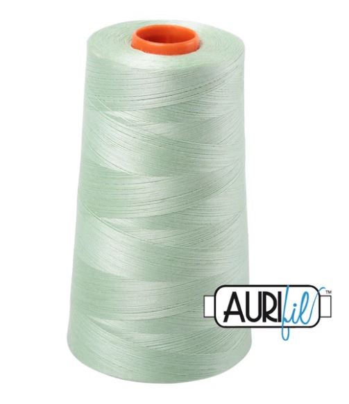 Aurifil Mako 50wt Cotton Thread Cone - 2880 Pale Green