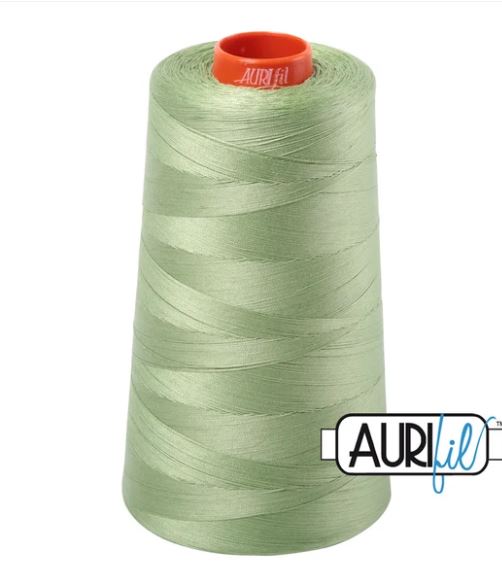 Aurifil Mako 50wt Cotton Thread Cone - 2882 Light Fern