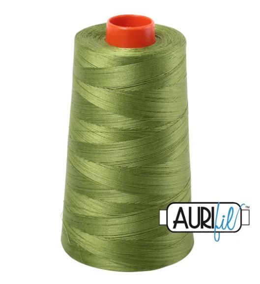 Aurifil Mako 50wt Cotton Thread Cone - 2888 Fern Green