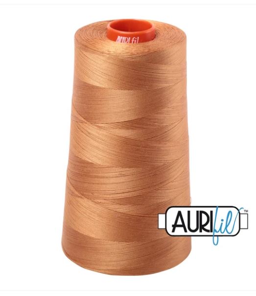 Aurifil Mako 50wt Cotton Thread Cone - 2930 Golden Toast
