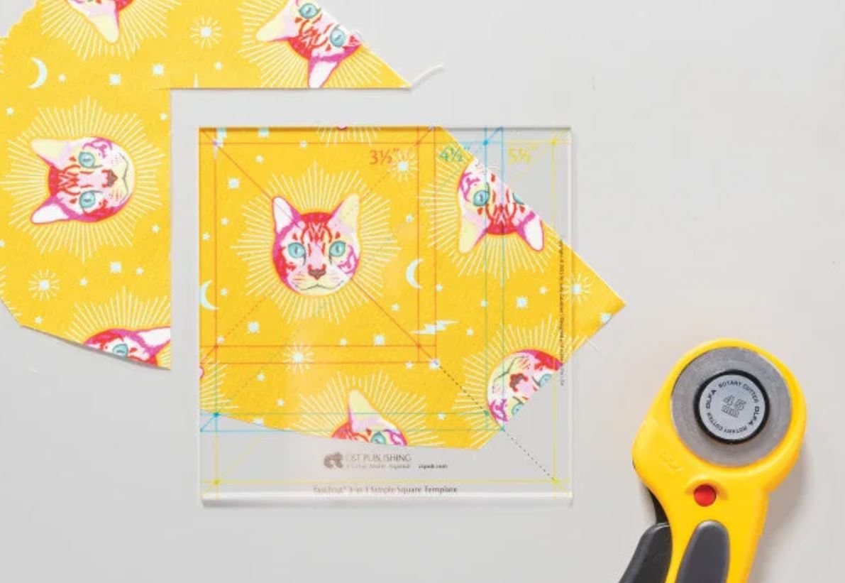 C&T Publishing fast2cut 3-in-1 Simple Squares Template | Special Order