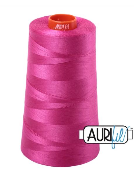 Aurifil Mako 50wt Cotton Thread Cone - 4020 Fuchsia