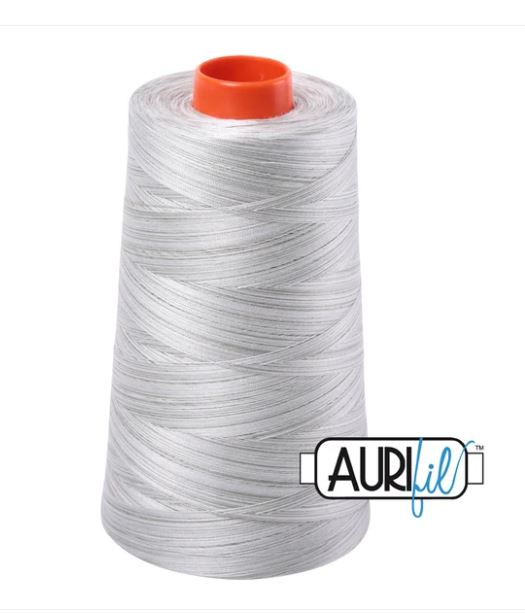 Aurifil Mako 50wt Cotton Thread Cone - 4060 Silver Moon