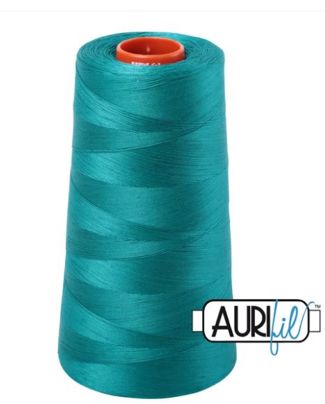 Aurifil Mako 50wt Cotton Thread Cone - 4093 Jade