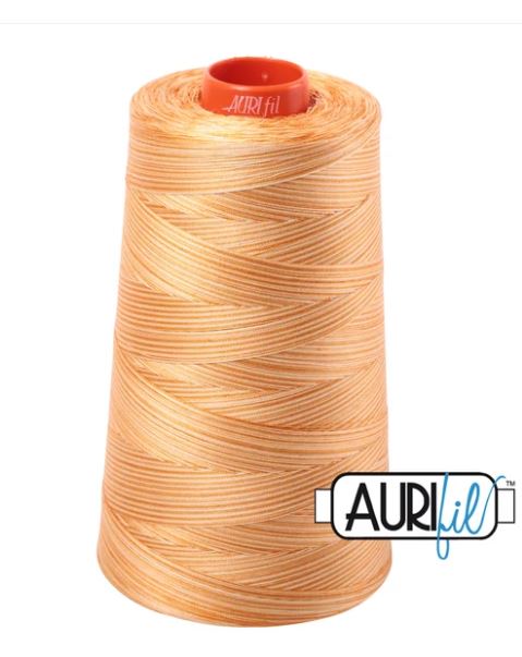 Aurifil Mako 50wt Cotton Thread Cone - 4150 Creme Brule