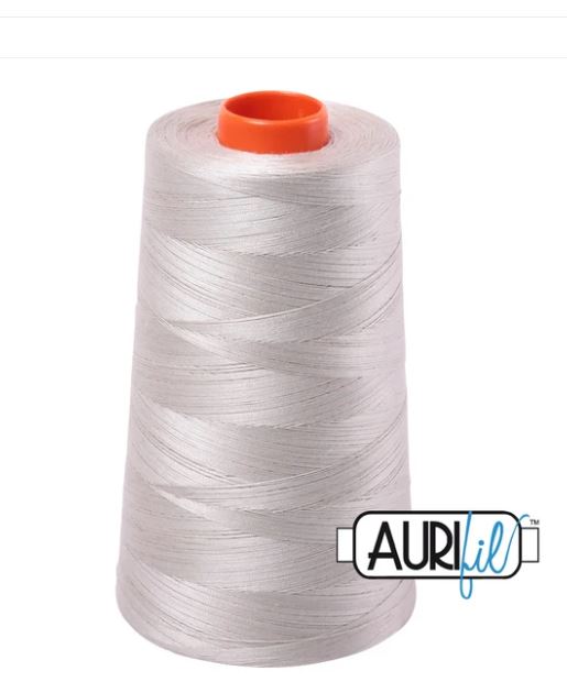 Aurifil Mako 50wt Cotton Thread Cone - 6725 Moondust