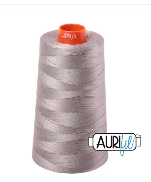 Aurifil Mako 50wt Cotton Thread Cone - 6730 Steam Punk