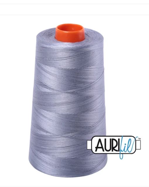 Aurifil Mako 50wt Cotton Thread Cone - 6734 Swallow
