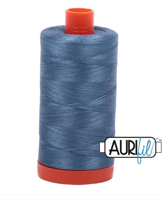 Aurifil Cotton Thread : Color 1126 Blue Grey