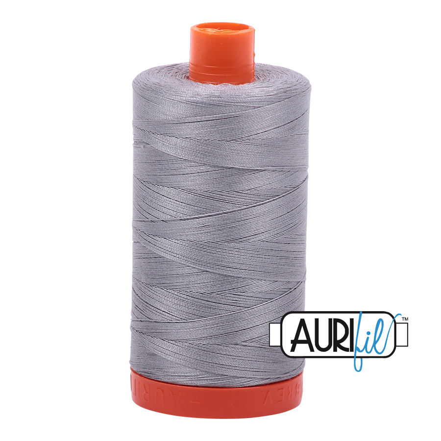 Aurifil Cotton Thread : Color 2606 Mist Valdani perle cotton size 12 thread spool for quilting and embroidery