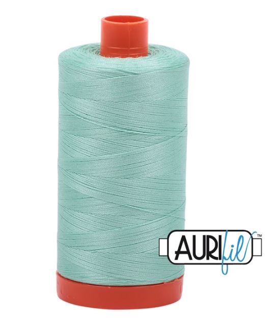 Aurifil Cotton Thread : Color 2835 Medium Mint