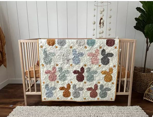 Baby Bunny Quilt Pattern by Coach House Designs CHD2219 / 38″ x 48 Baby Quilt