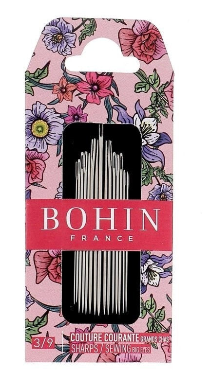 Bohin Sharp Needles Big Eye Assorted No. 3/9 Blossom Collection