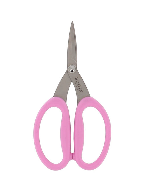 Bohin Precision Micro-Serrated Scissors 6 3/4" - Pink