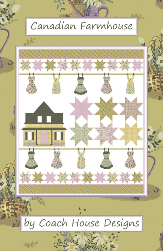 Canadian Farmhouse 60" x 69" Lap Quilt Kit - Pioneer Days Collection