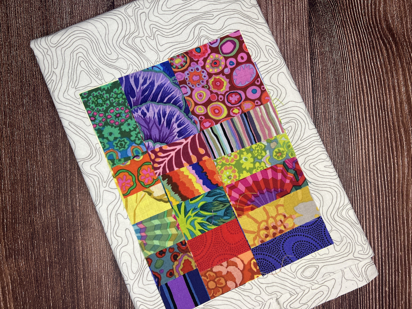 Checker Board Pillow Kit w/ Pattern designed by Lorna Costantini