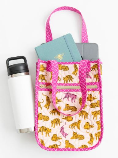 Everyday Quilted Tote Paper Pattern by Knot & Thread Design