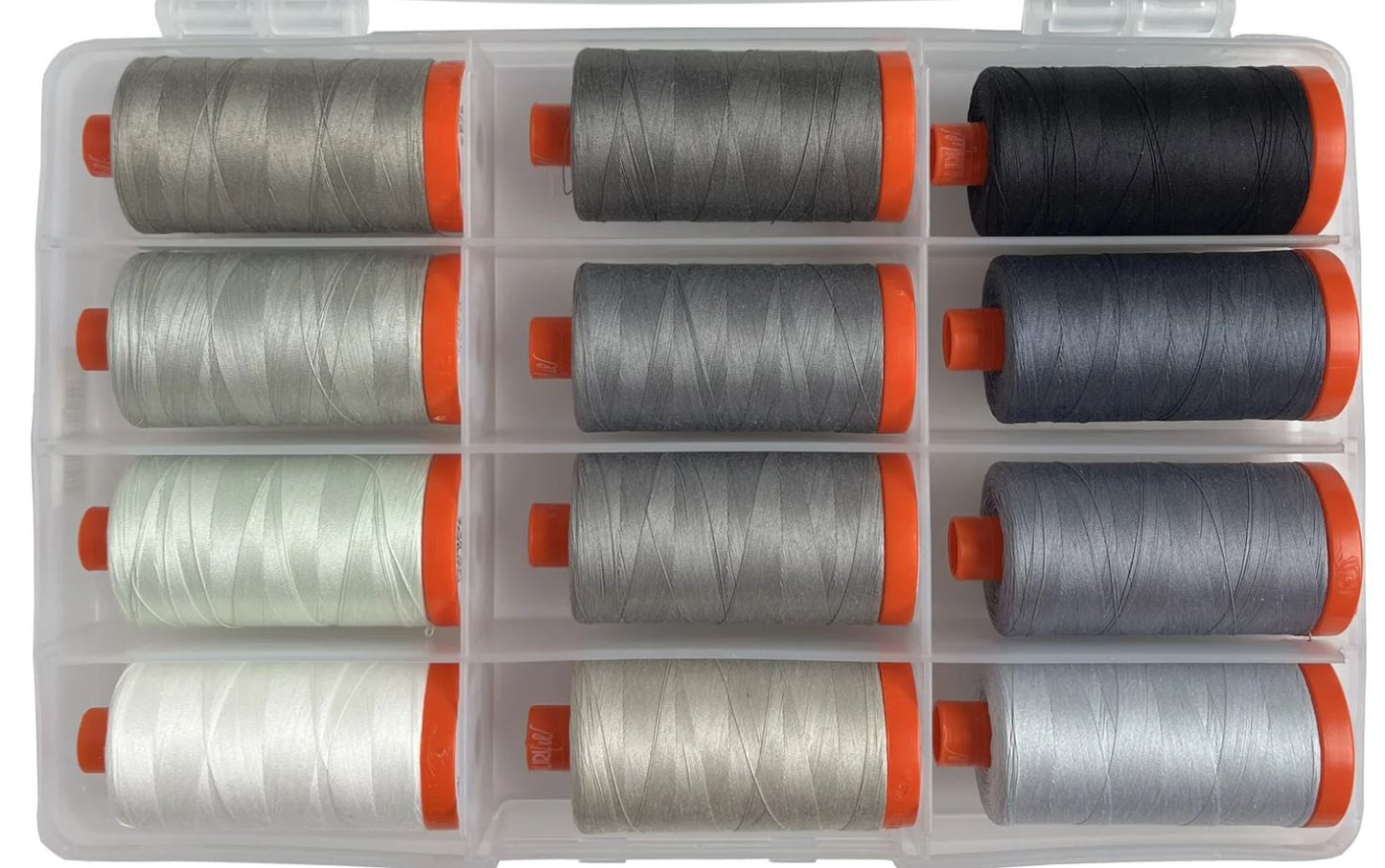 Aurifil Graywork (12 Large Spools) by Tula Pink | Special Order