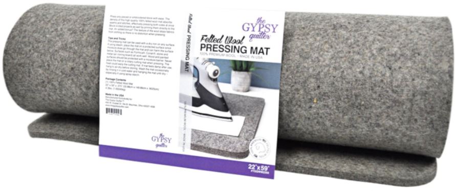 The Gypsy Quilter® Wool Pressing Mat | 22" . 59" | Special Order