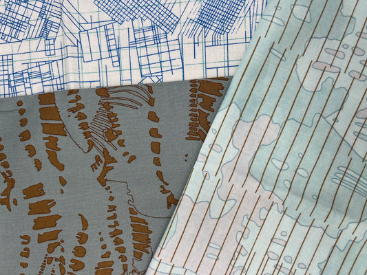 3 Piece - Fat Quarter Bundle / Carolyn Friedlander