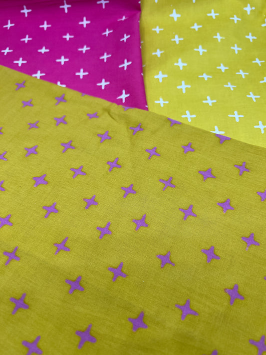 3 Piece - Fat Quarter Bundle / Andover "X" Prints