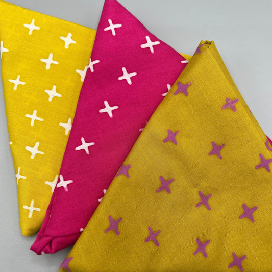 3 Piece - Fat Quarter Bundle / Andover "X" Prints