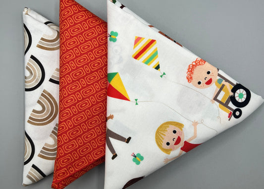 3 Piece - Fat Quarter Bundle / Robert Kaufman Bright Days Kids Print Bundle 2