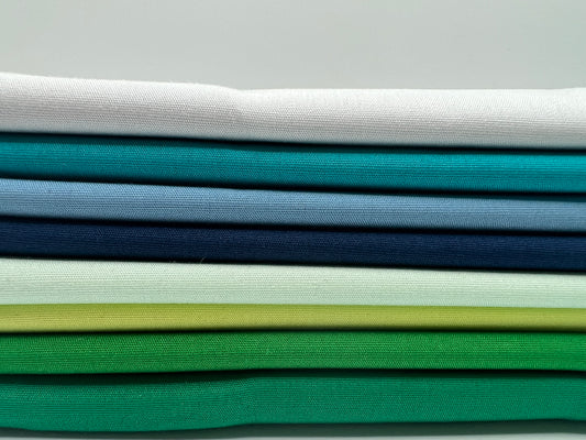 Cool & Moody- 8 Piece Fat Quarter Bundle - Art Gallery Pure Solids