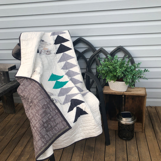 Soaring High Throw Size Quilt Pattern – Original design by Lorna Costantini