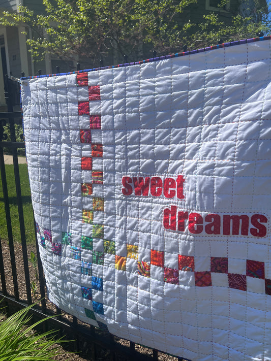 Nome - Personalized Baby Quilt Kit; Original Pattern by Lorna Costantini