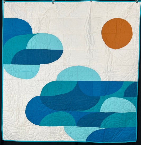 Big Island Sky Quilt by Whole Circle Studio Quilt Pattern in 4 Sizes / Baby - Queen