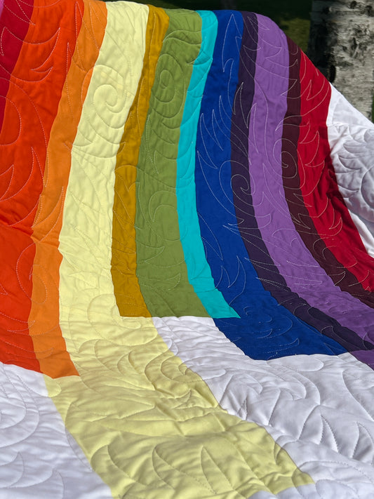 The Spill Quilt Pattern Booklet by Art East Quilting Co.