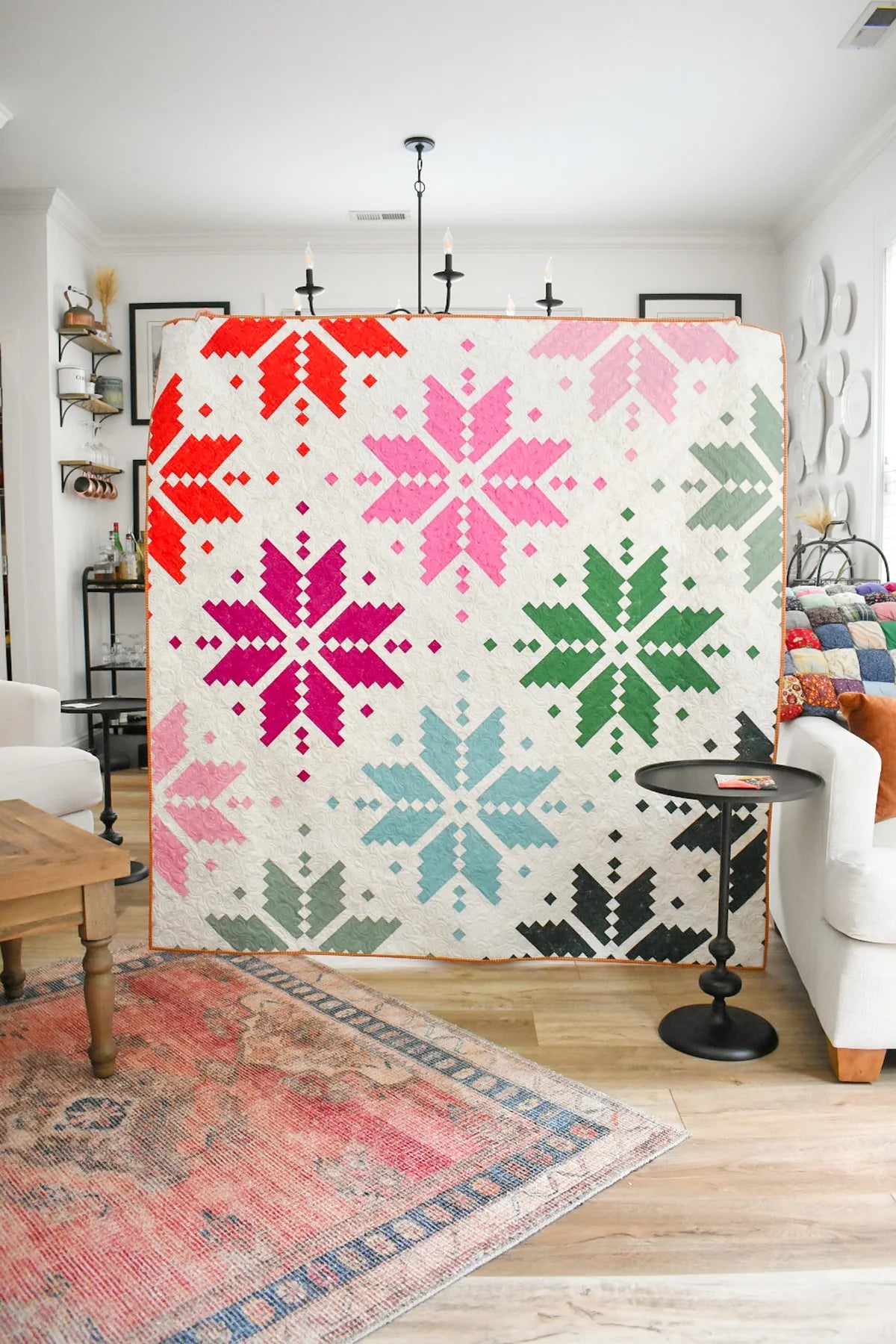 Knitted Star Quilt Pattern by Lo & Behold Stitchery
