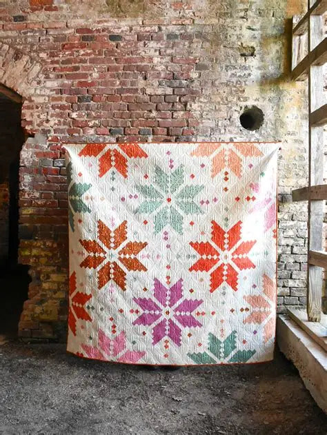 Knitted Star Quilt Pattern by Lo & Behold Stitchery