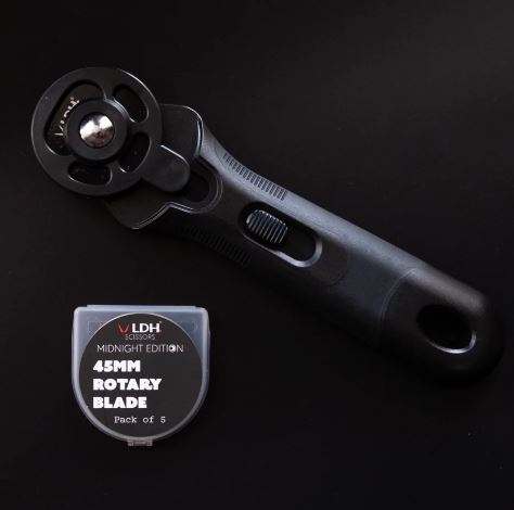 45mm Midnight Edition Rotary Cutter by LDH Scissors / RC45M