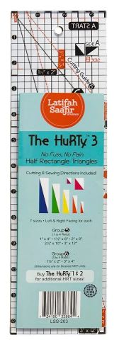 The HuRTy™ 3 - Half Rectangle Triangle Ruler (Ratios 1:4 and 3:4)| Special Order
