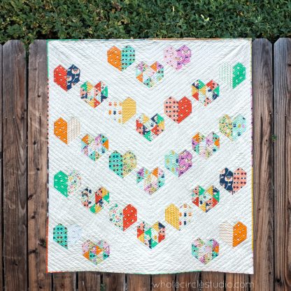 Love at First Sight Quilt Pattern by Whole Circle Studio Quilt Pattern