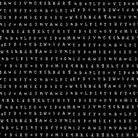 ABC Allover by Makower UK - Black 1/2 Meter Pre-cut