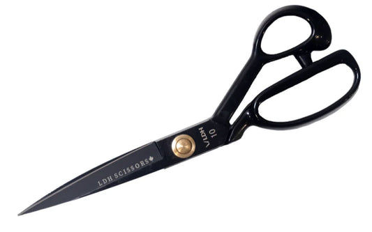 Midnight Edition Fabric Shears - 10" by LDH Scissors / FH10-R