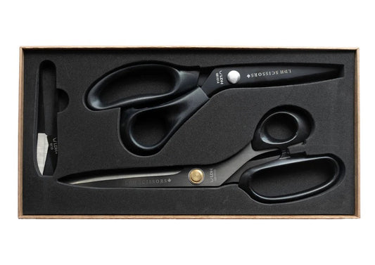 Midnight Edition Lightweight Scissors / Pinking Shears / Thread Snips Gift Set / MLGS23