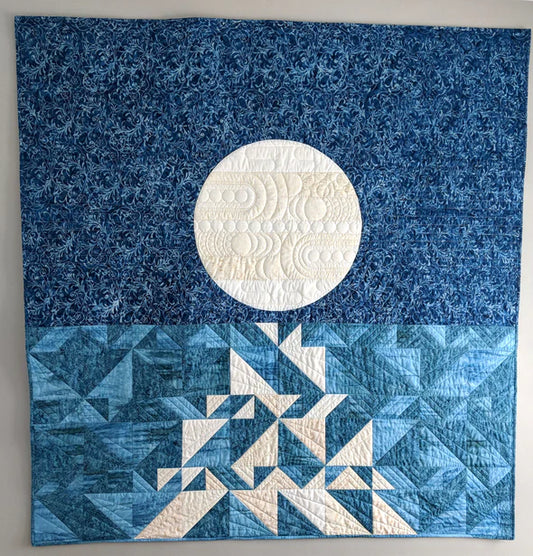 The Moonrise Quilt by The Geeky Bobbin