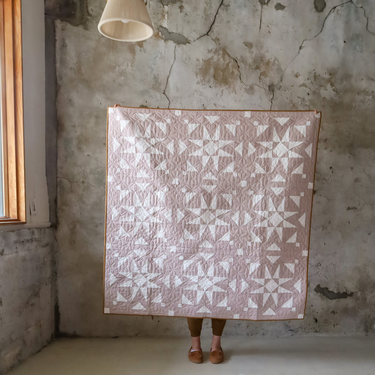 Mosaic Star Quilt Pattern by Lo & Behold Stitchery