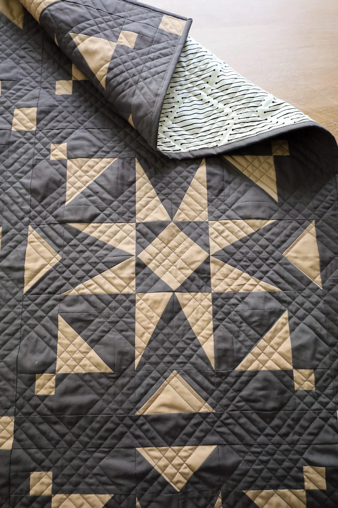 Mosaic Star Quilt Pattern by Lo & Behold Stitchery