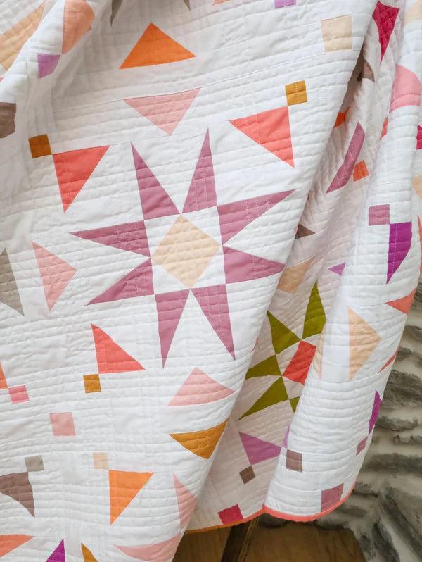 Mosaic Star Quilt Pattern by Lo & Behold Stitchery