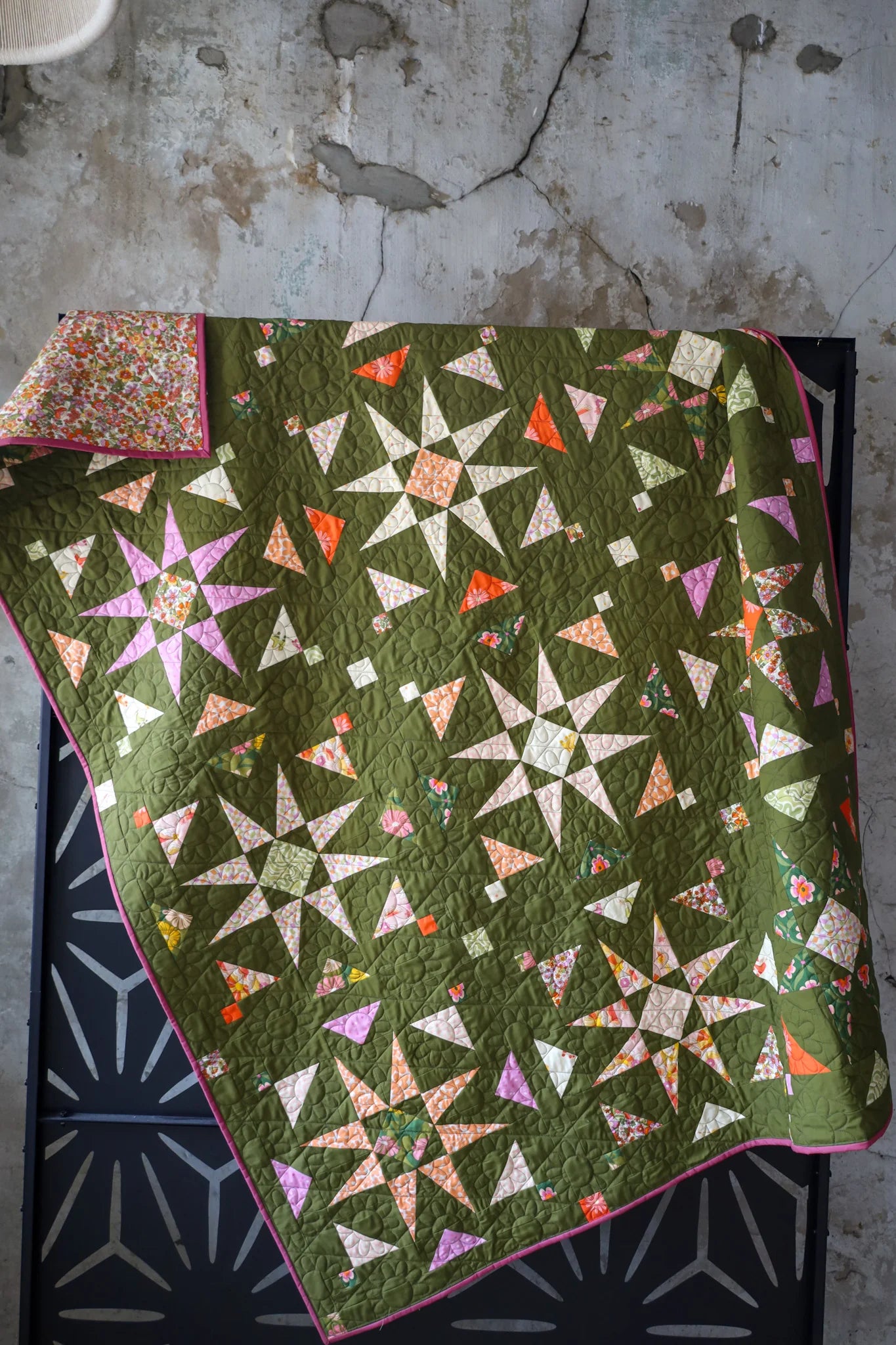 Mosaic Star Quilt Pattern by Lo & Behold Stitchery