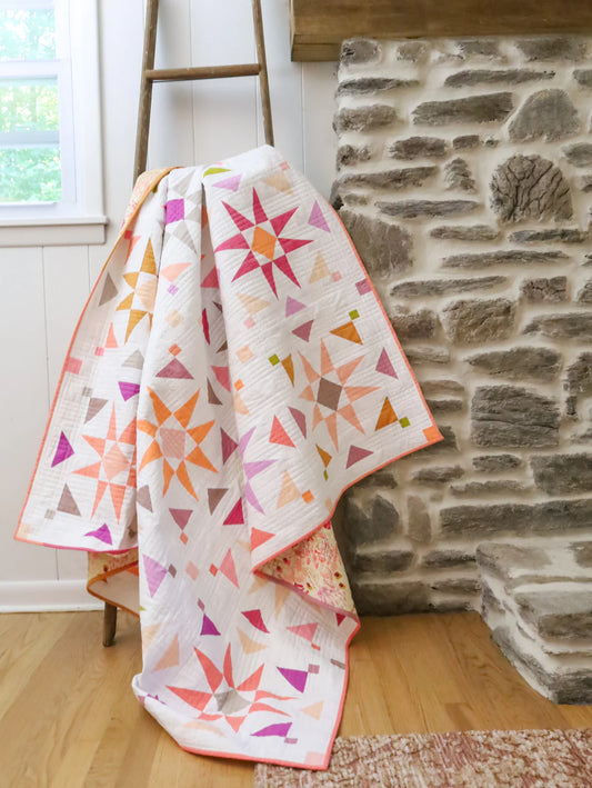 Mosaic Star Quilt Pattern by Lo & Behold Stitchery